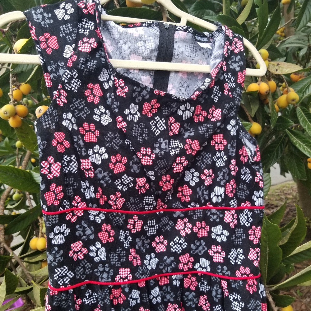 Retrolicious Paw Print Dress
